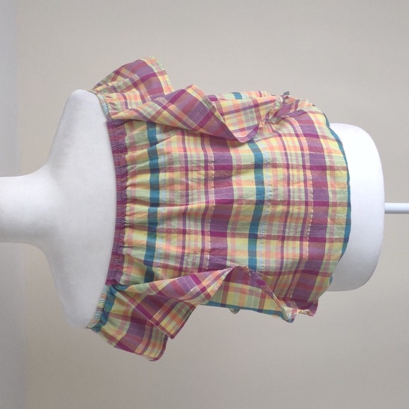 ThereAbouts ruffled top XL/18.5P Multi-colored - Picture 2 of 8